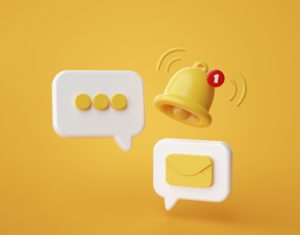 chat-bubbles-speech-bubble-notification-icon-website-ui-yellow-background-3d-rendering-illustration-scaled